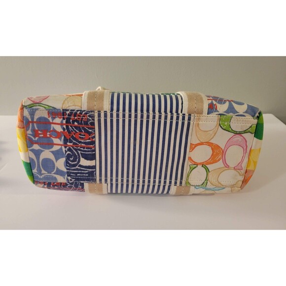 Coach Vintage Y2K Hampton Patchwork Handbag Purse & Tri-Fold Wallet - Picture 4 of 10